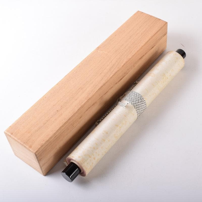 掛軸　前大徳　吉口桂堂筆　一行書　「寿」　共箱　C　7550A