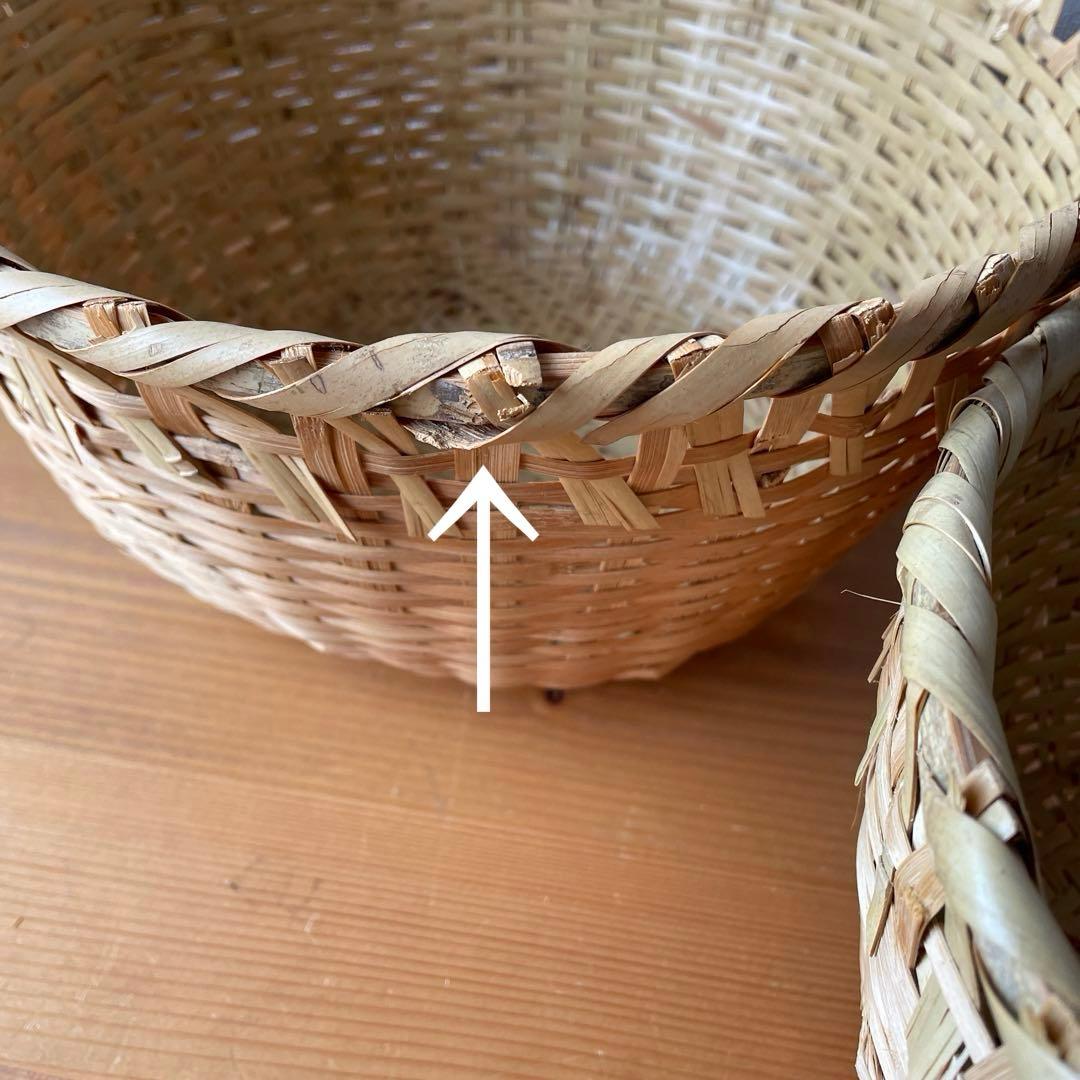 竹ざる　竹籠　5個セット