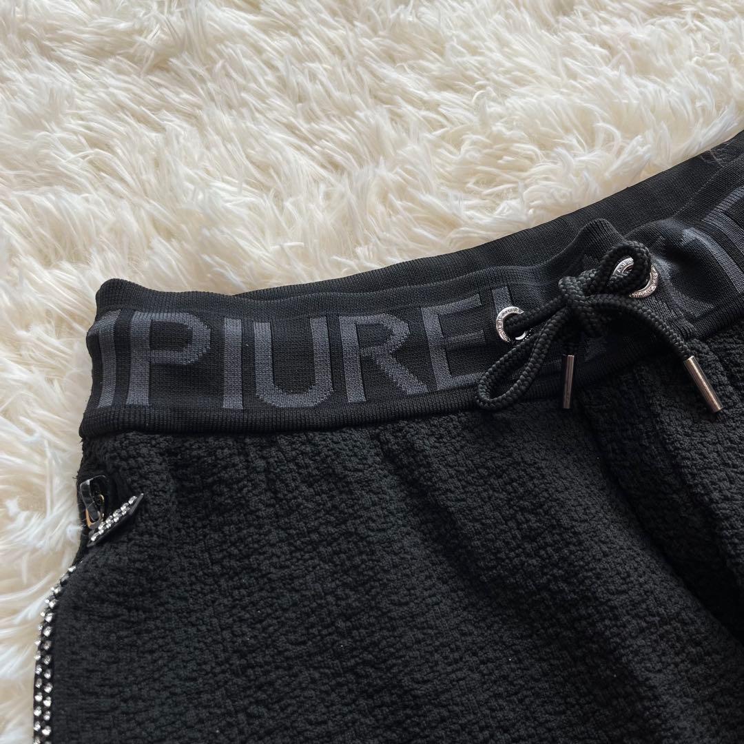 1piu1uguale3 フルジップパーカーセットアップwジップ 装飾　y2k