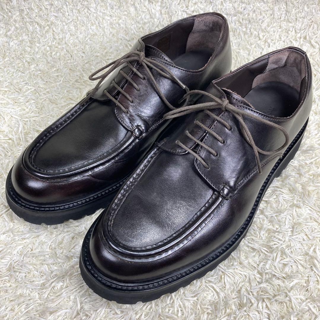 『極美品』イタリア製 チロリアンシューズ ナノユニバース ビブラムソール 革靴