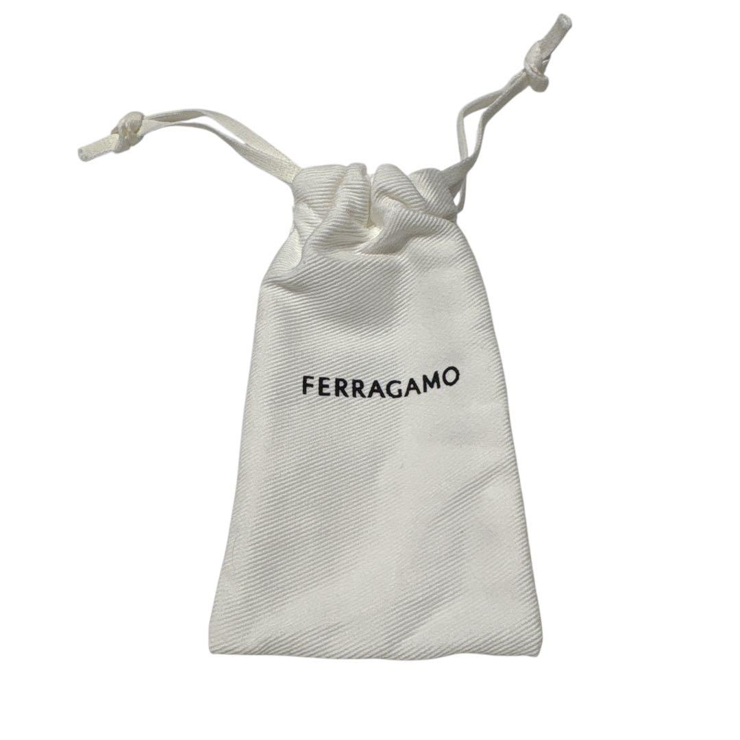 ［極美品］FERRAGAMO フェラガモ　ヘアアクセサリー　バレッタ　ストーン