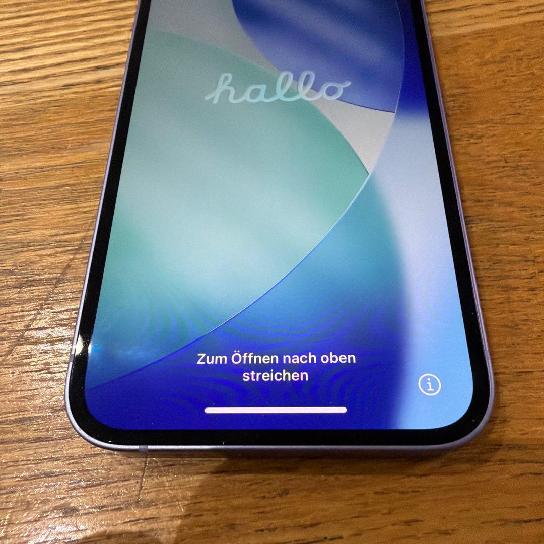 iPhone12 64GB パープル SIMロック解除 極美品 バッテリー77%