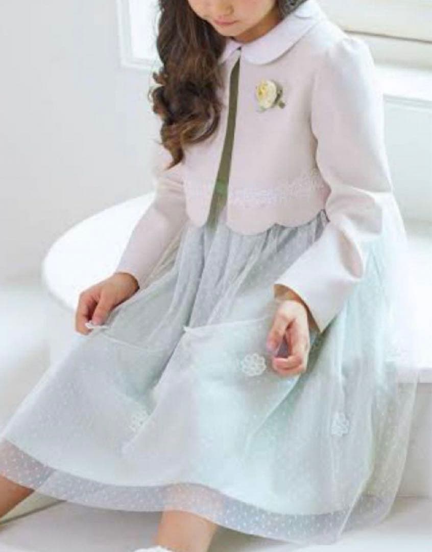 ELLE エルアンノアール　フォーマル　ワンピース　130 入学式　卒園式