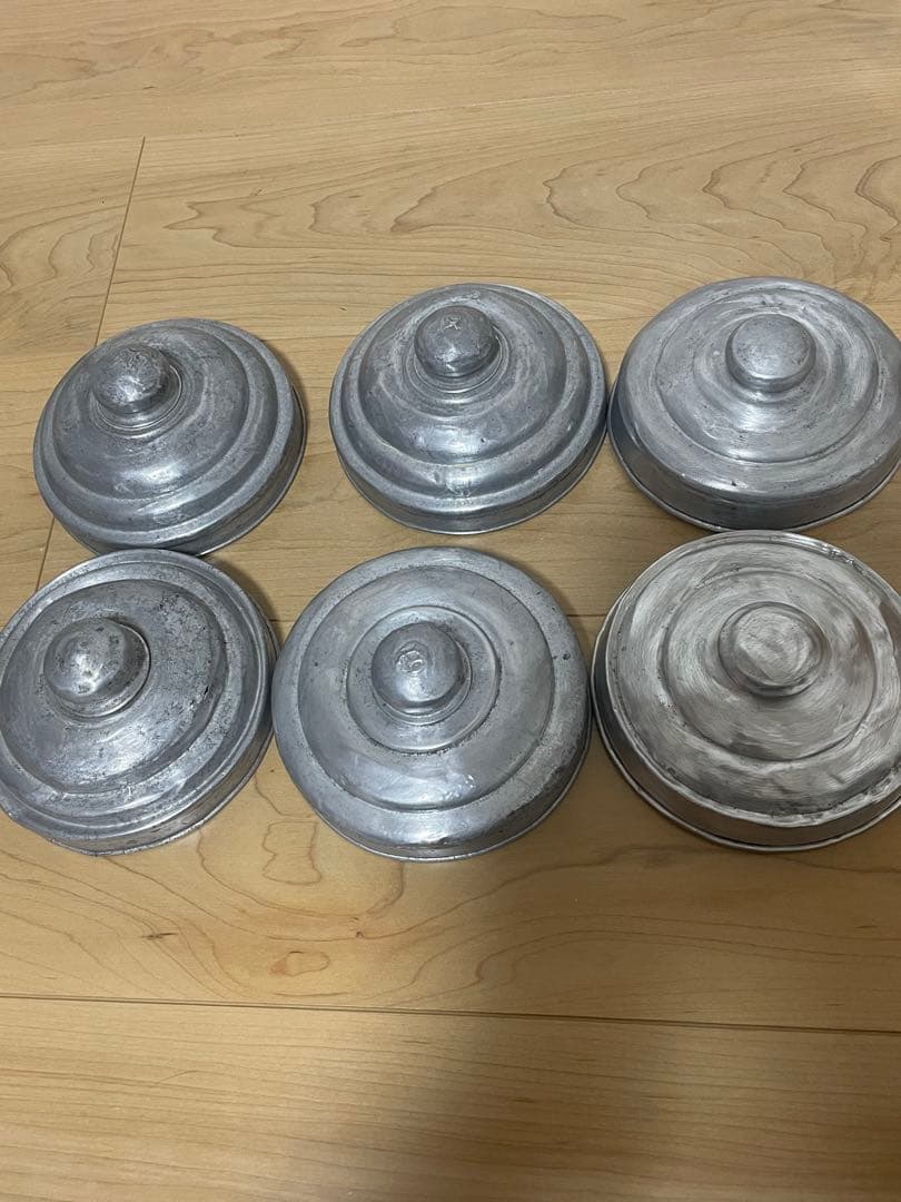 アンティーク　駄菓子屋の6連菓子瓶