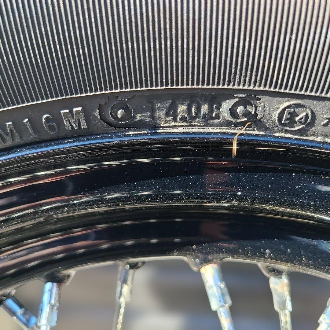 ハーレースポーツスター　前後スポークホイール