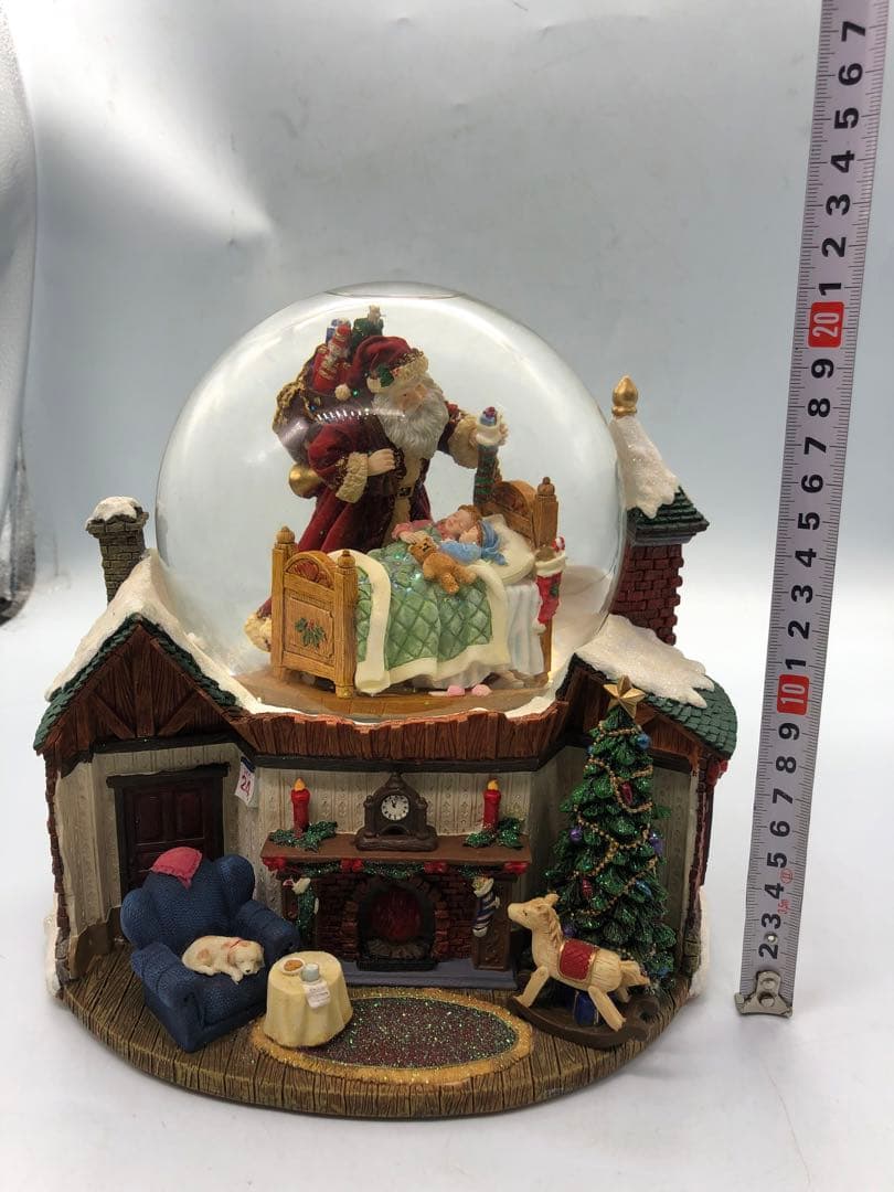 サンタクロース クリスマス オルゴール ヴィンテージ 稼動品