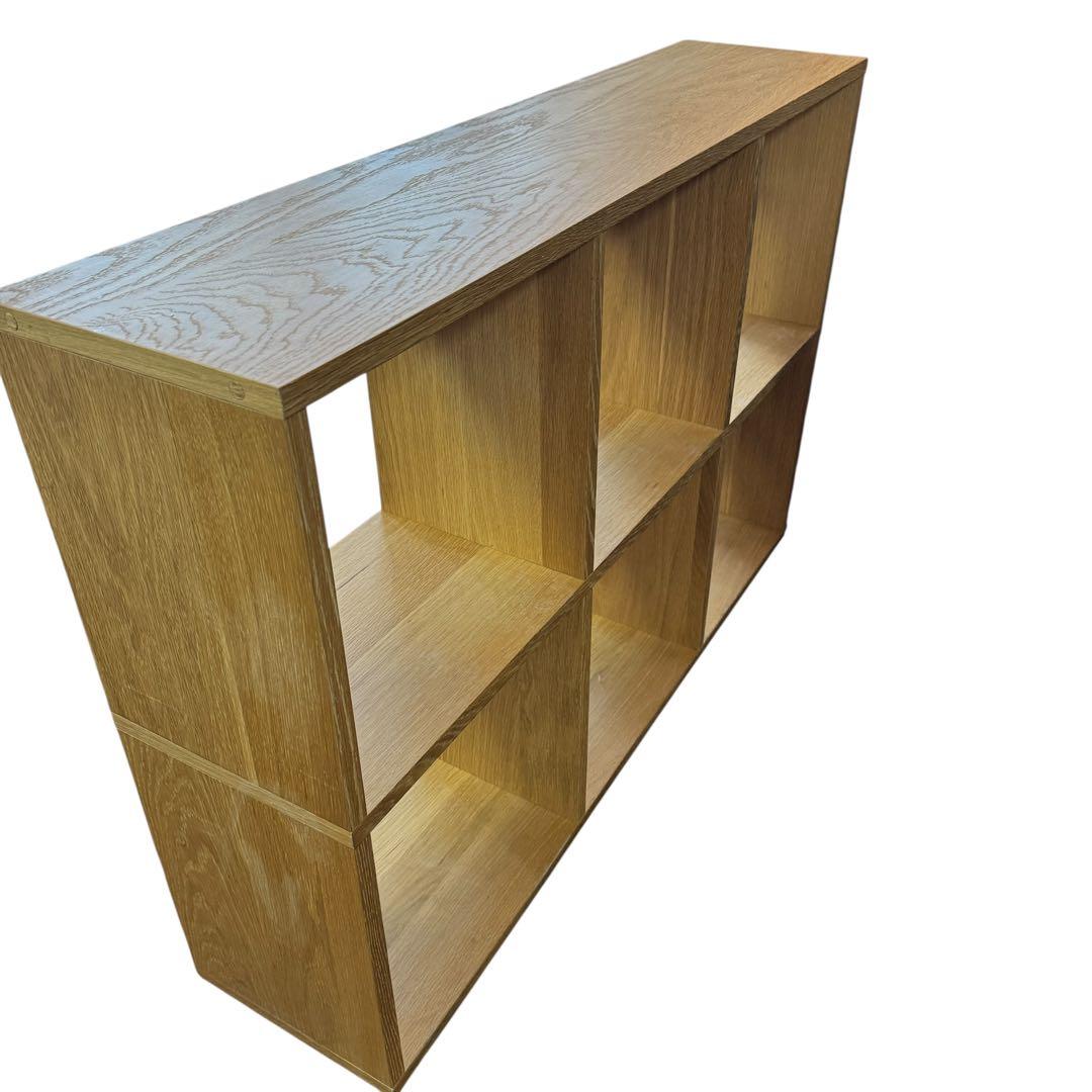 【美品】無印良品　スタッキングシェルフ　３段×２列　ラック