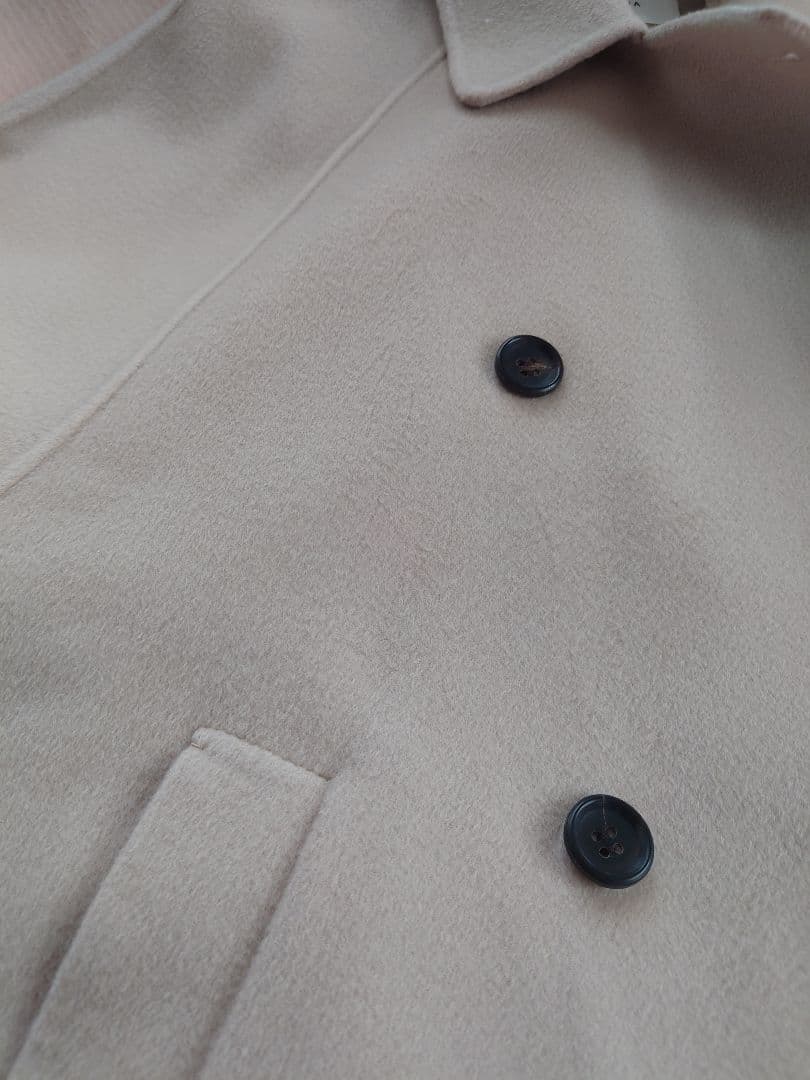 スーパー新品タグ付★IENA 160ダブルフェイス ショートコート◆36ベージュ