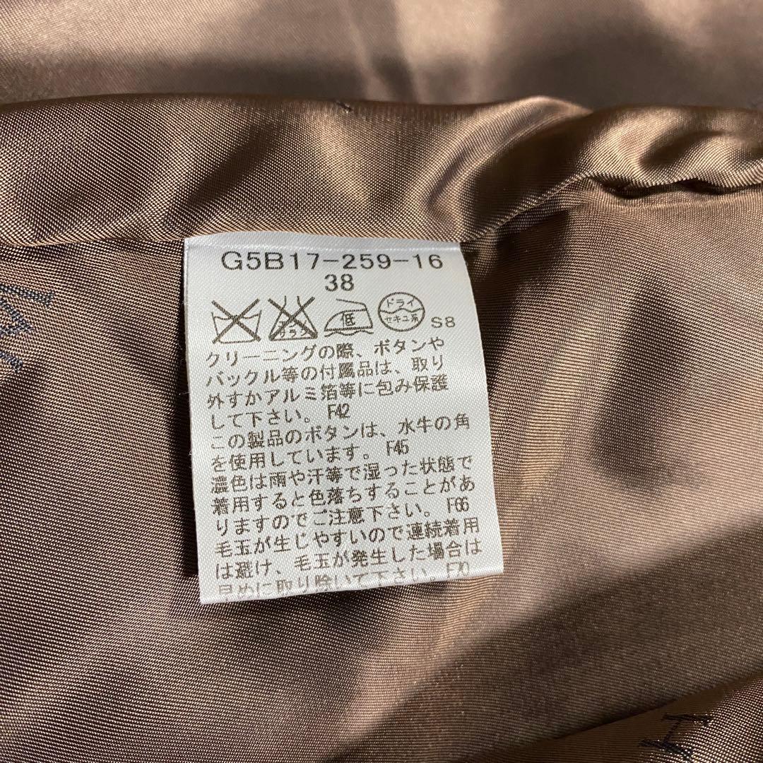 マッキントッシュロンドン　スタンドカラーコート　鮮やかな赤コート　イタリア製生地