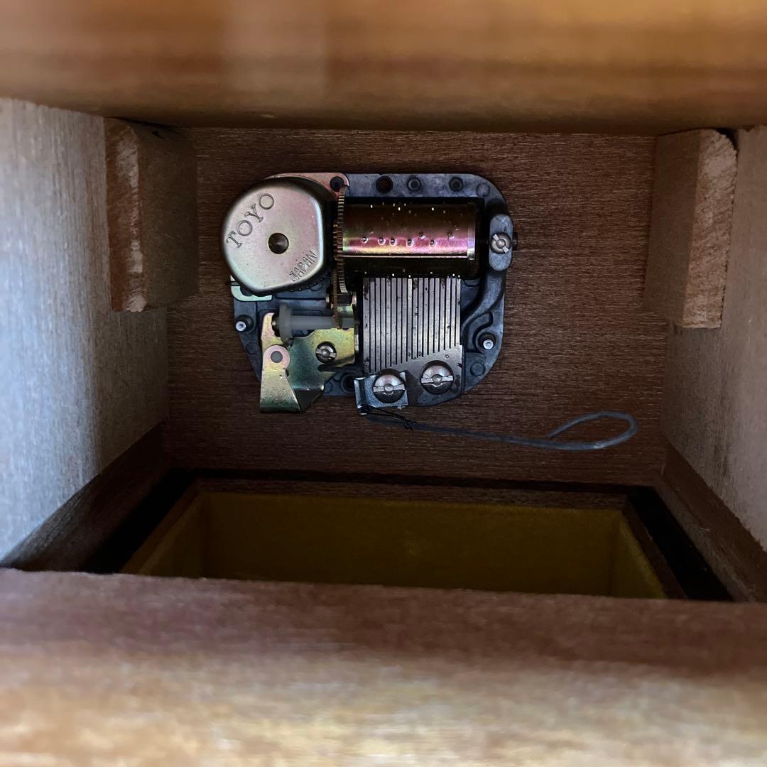 TOYO JAPAN オルゴール付　レトロ　アンティーク　アクセサリーケース