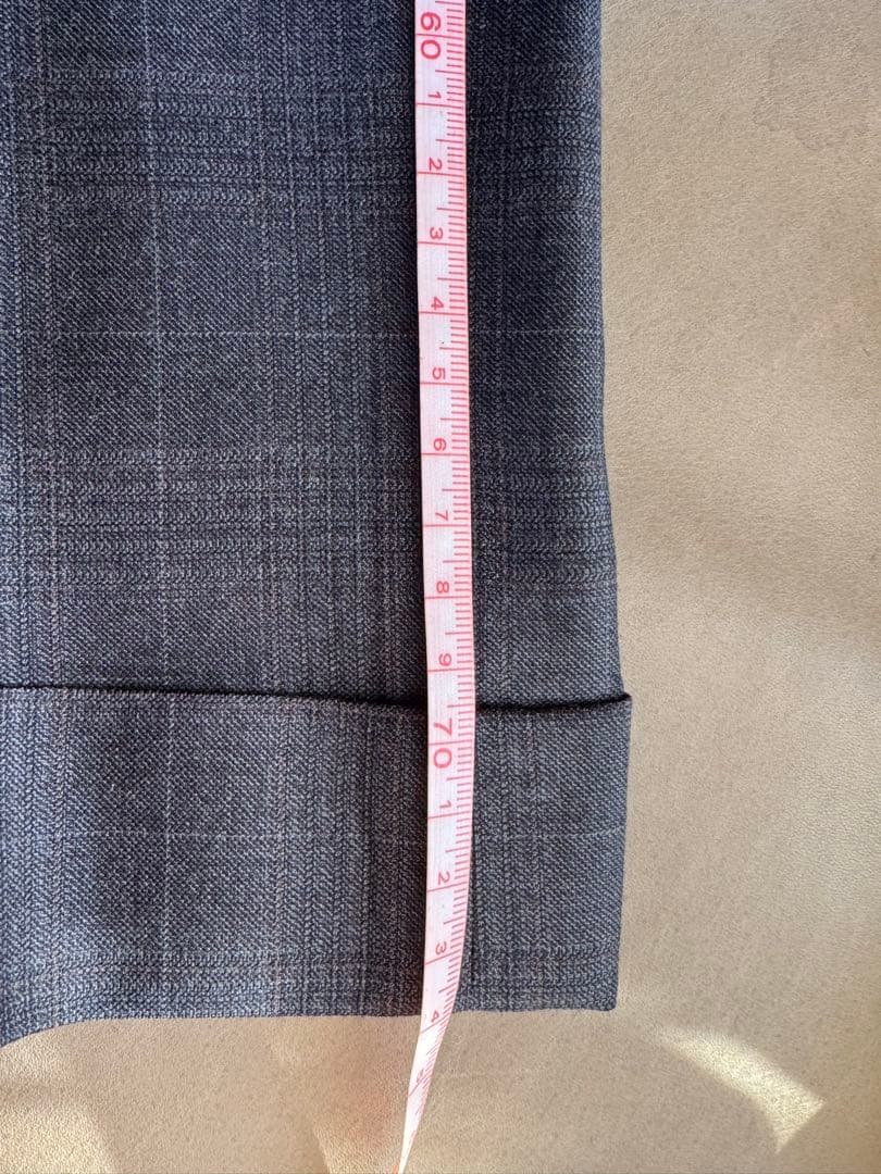 Ermenegildo Zegna グレー×ブラウンビジネススーツ　スリーピース