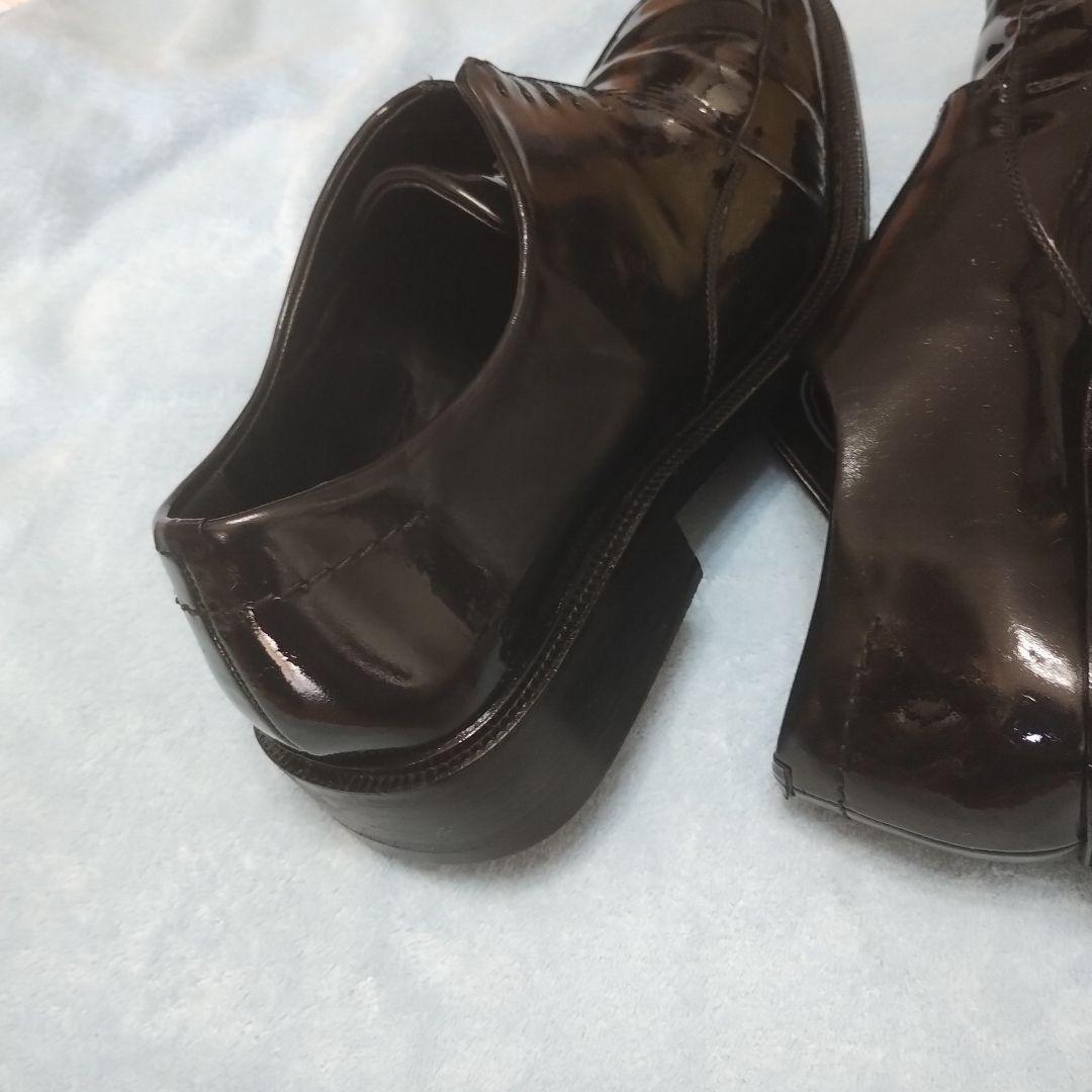 30cm！11D希少グッチGUCCIスクエアトゥドレスシューズ美品！