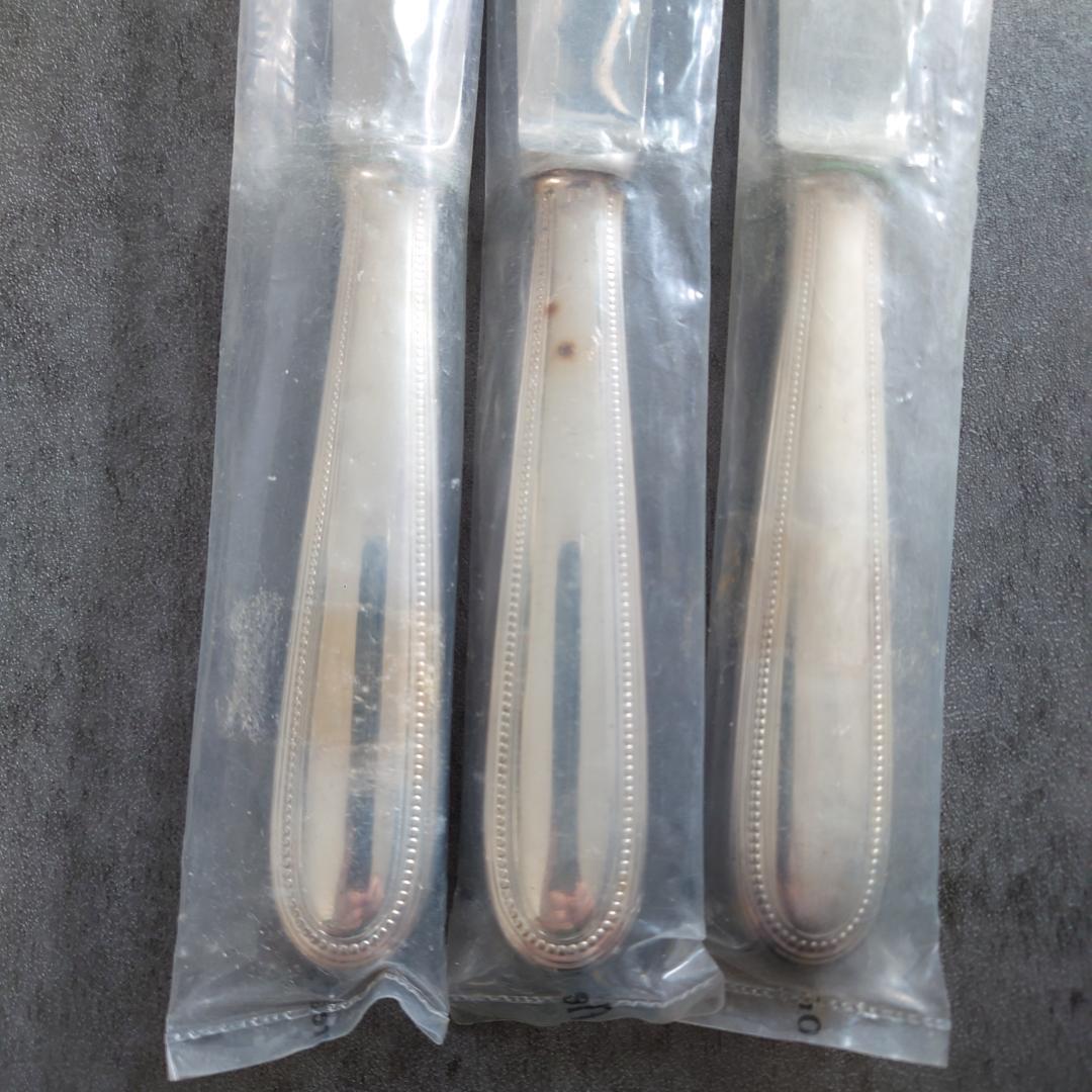 クリストフル パール テーブルナイフ 未開封 3点