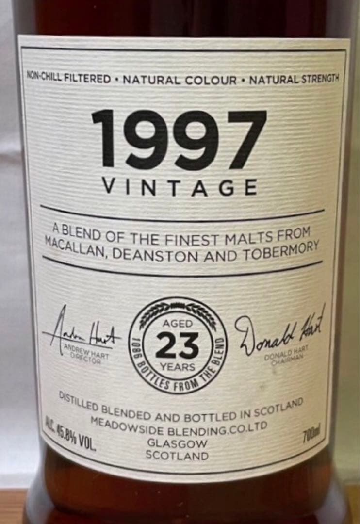 モルトマン ヴィンテージ1997 23年&マッカラン22年&オークニー24年