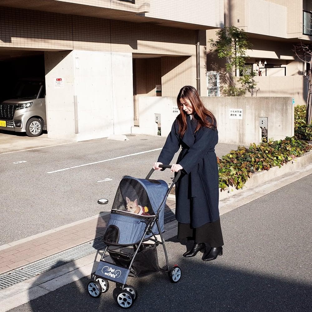 ペットアンドペッツ ペブル ペットストローラー ペットカート バギー 犬 猫
