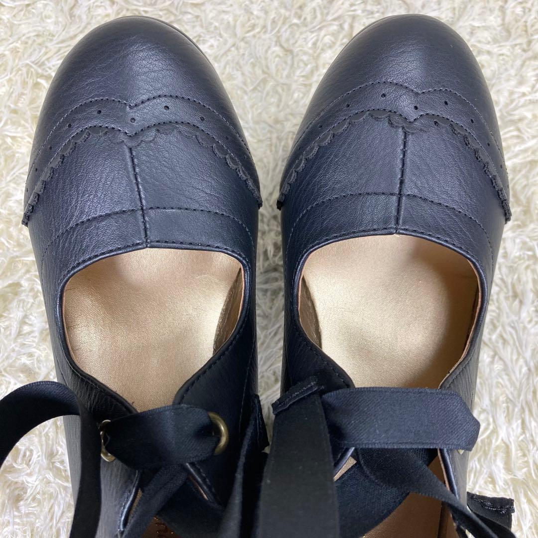 『未使用』ヴィクトリアンメイデン ショートブーツ レースアップ ブラック 23