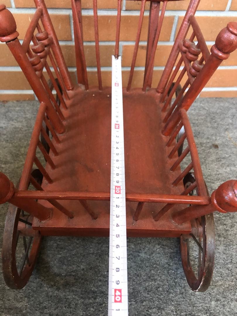 C 馬車　花台　フラワースタンド　ガーデニング雑貨アンティーク　ワゴン　ガーデン