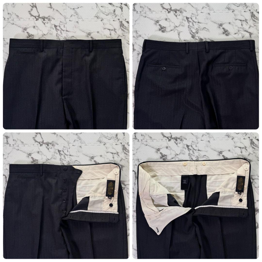 極美品◎ダブルアールエル　スーツ　セットアップ　ヘリンボーン　テーラリング