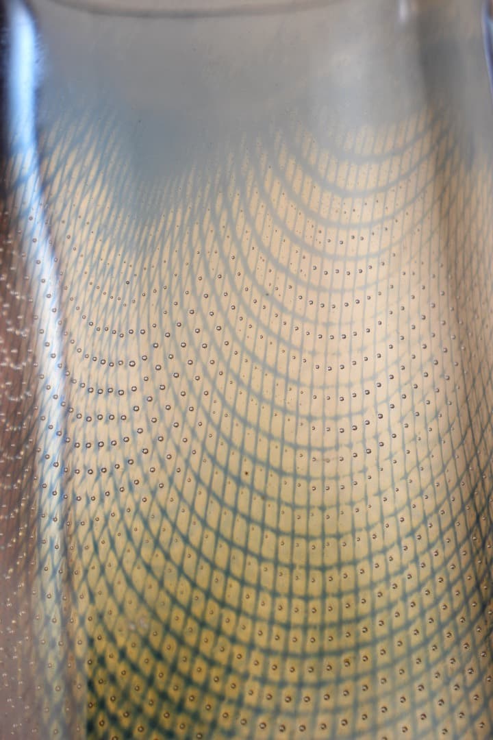 スウェーデン　オレフォス　クラーカ　ガラス　花瓶　フラワーベース