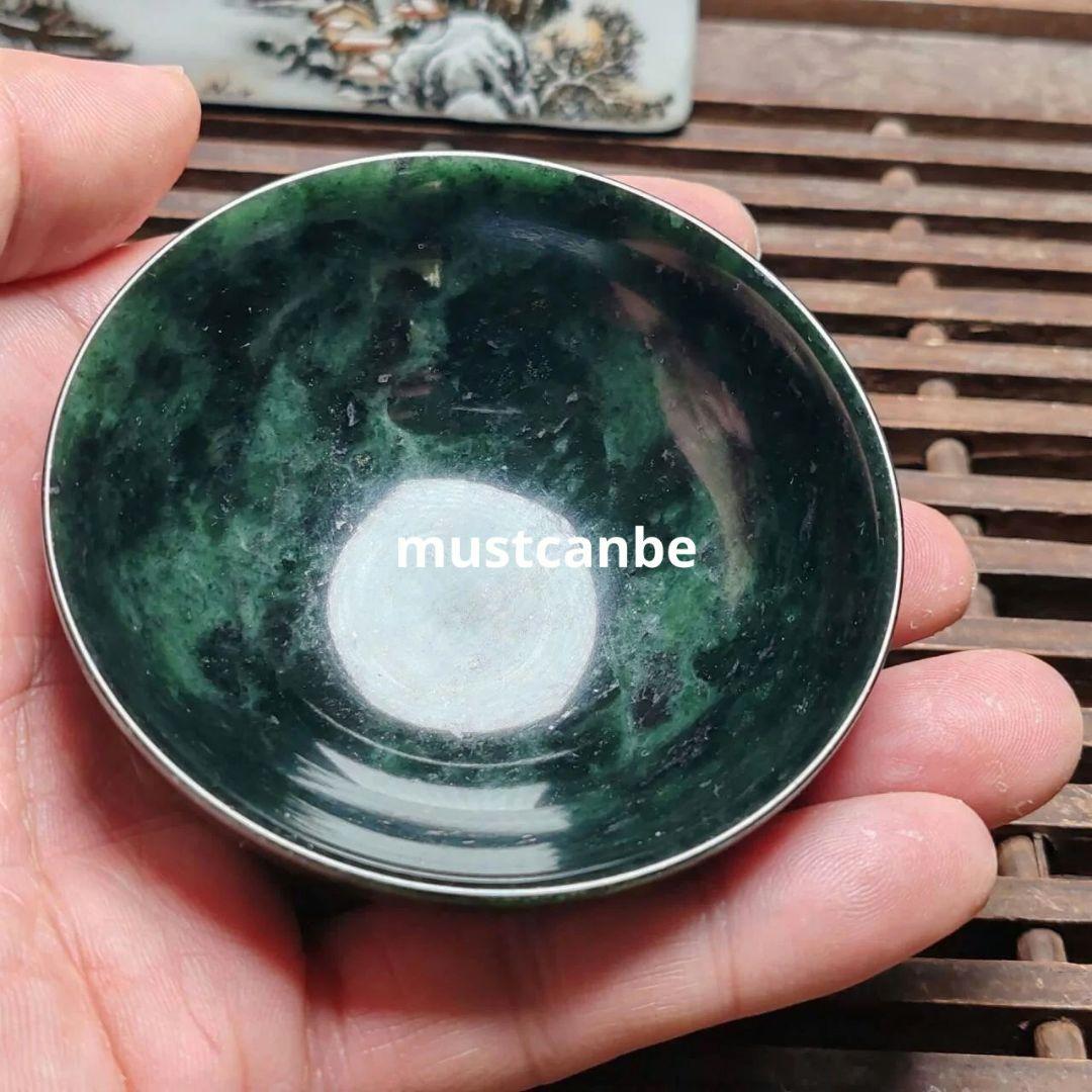 天然薬王石湯飲み 薬王石禅杯新品 2つ