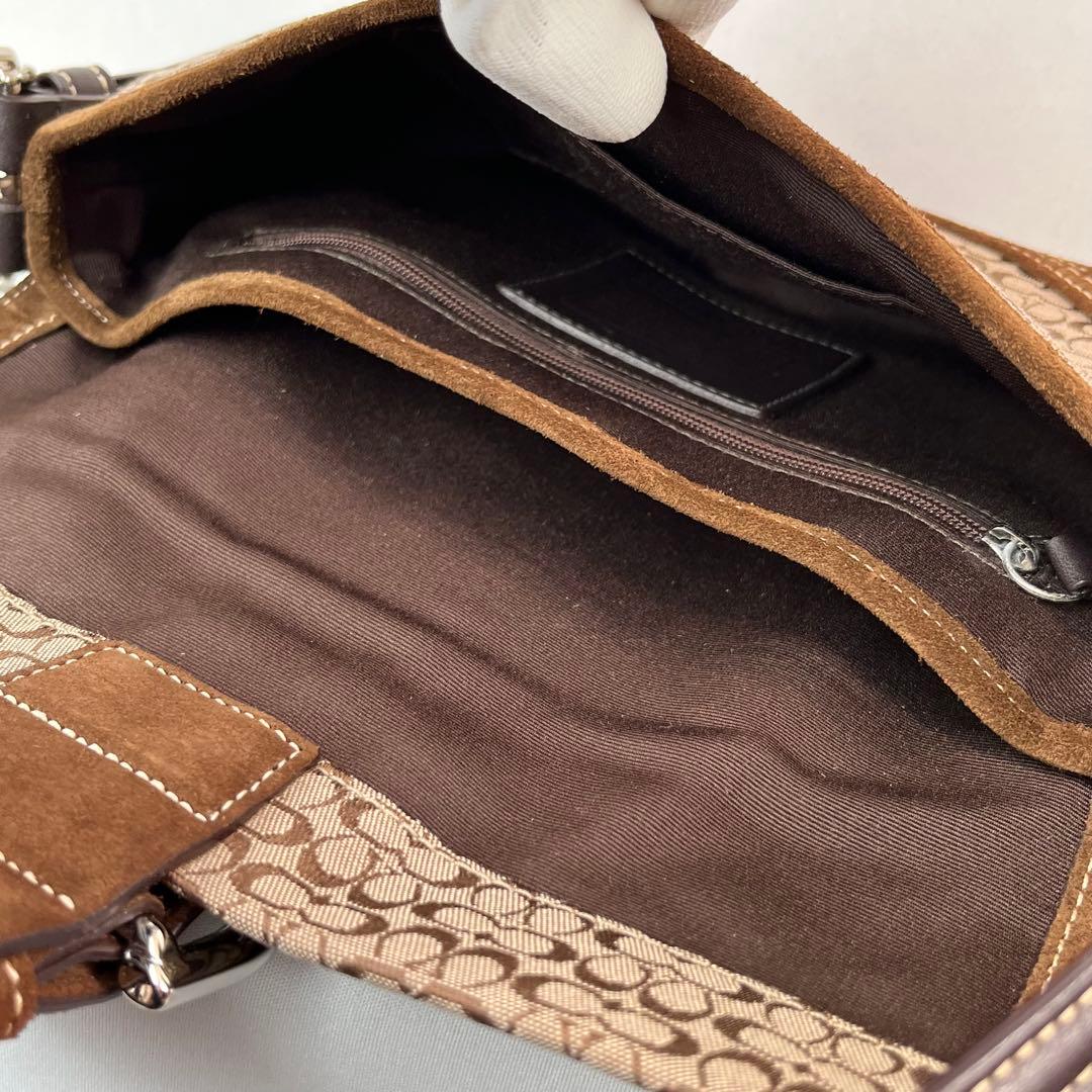 COACH ハンドバック ソーホー シグネチャー ブラウン