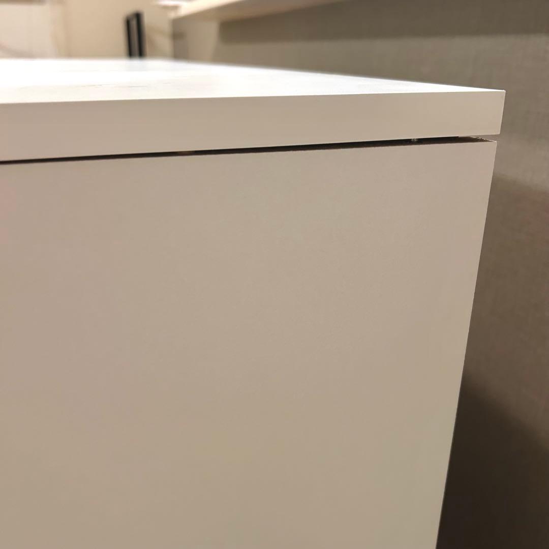 LOWYA ロウヤ キッチンカウンター 食器棚 ホワイト Aタイプ