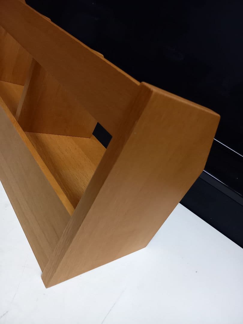 北欧モダン　ナチュラル　オーク　楢　無垢材　サイドラック　ブックシェルフ