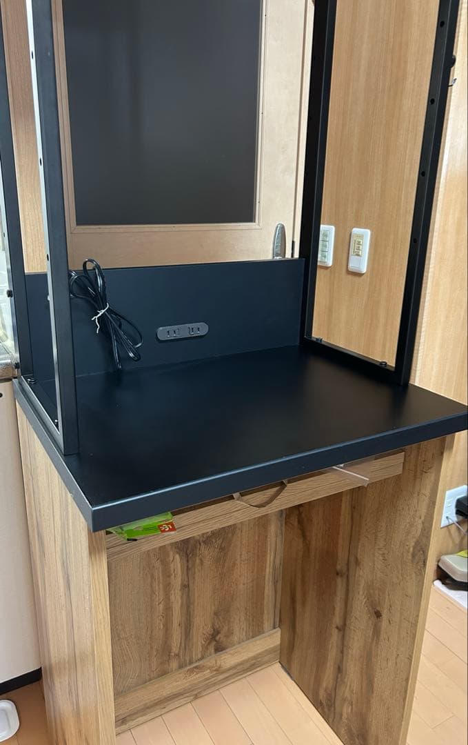 【ニトリ】レンジボード(IM301 60OP LBR) ライトブラウン幅60cm