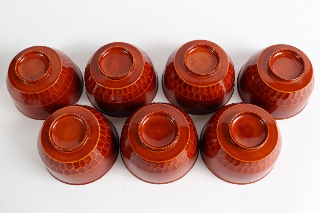 春慶塗 吸物椀 七客 木製漆器 懐石料亭