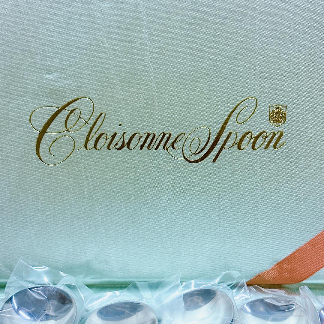 箱　ビニール付き　芝翫香　スプーン　SMsilver刻印　6本セット　希少