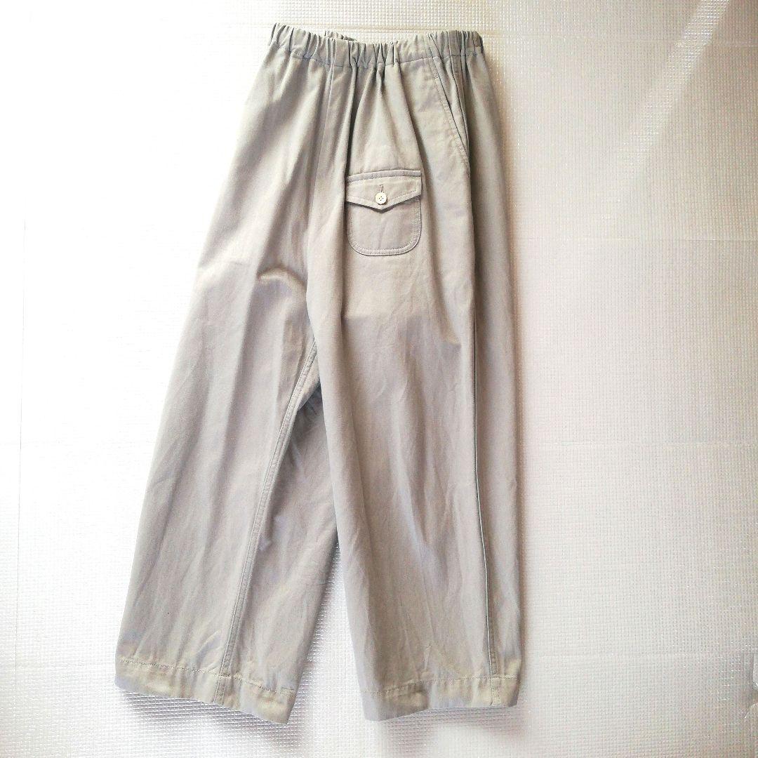 美品◆ゴーシュ　カツラギワイドパンツ　グレー