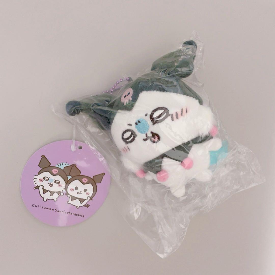 未開封品》ちいかわ×サンリオキャラクターズ ぷちマスコット　モモンガ×クロミ