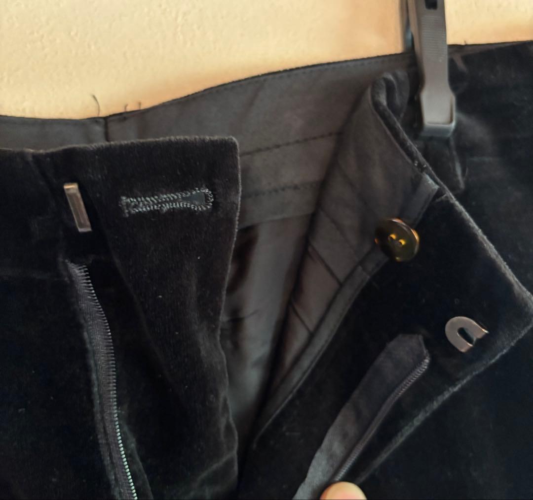 ジャンポールゴルチェ黒 ベルベット セットアップ