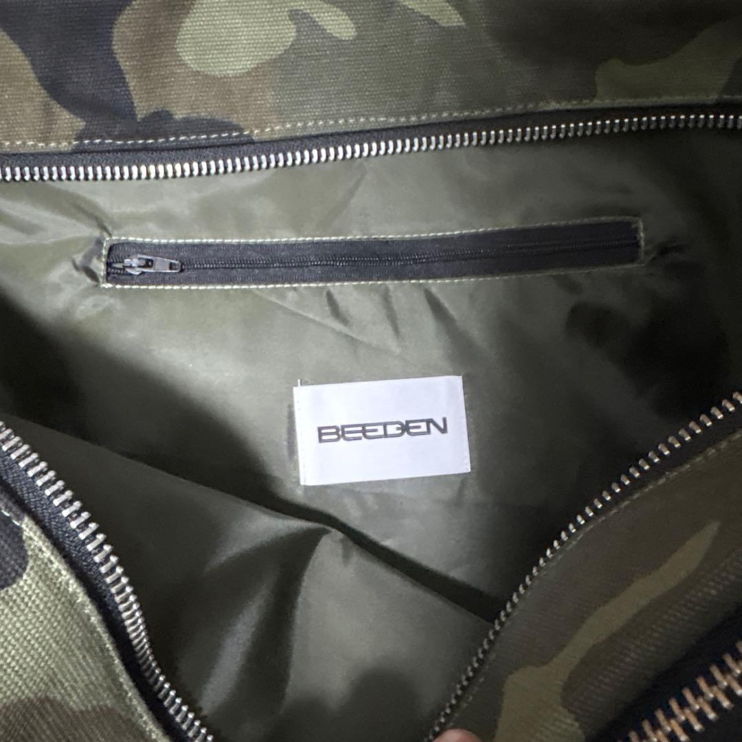 BEEDEN カモフラージュ ボストンバッグ