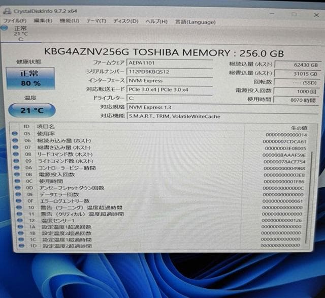 y54＊i5 第10世代 Let's note SV9 16GBメモリ SSD