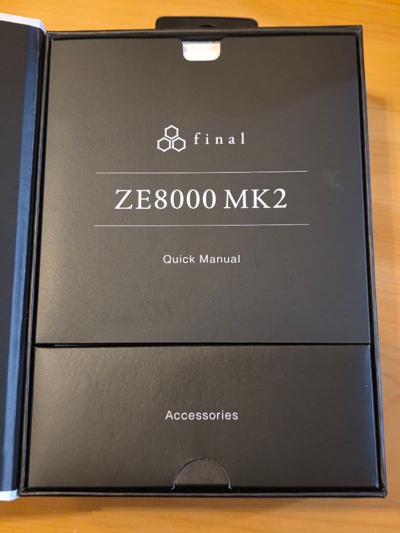 【美品】final ZE8000 MK2 ワイヤレスイヤフォン ブラック