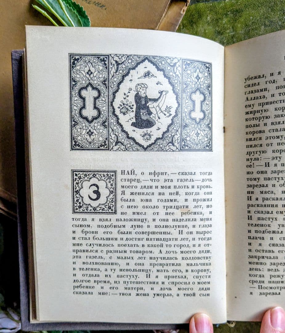 まるで東方の宮廷図書室へ♪色彩がなお息づく、幻のアンティーク本　古書洋書
