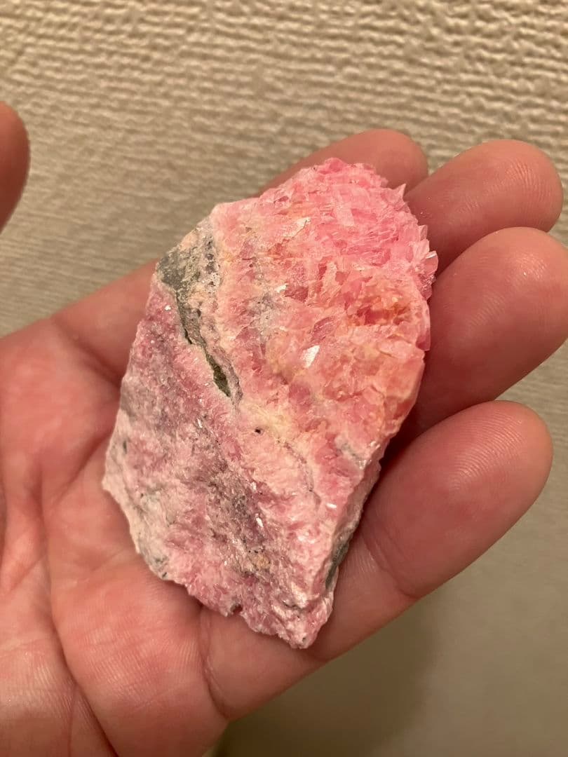 高品質‼️結晶パキパキ‼️　北海道稲倉石鉱山産　ロードクロサイト原石