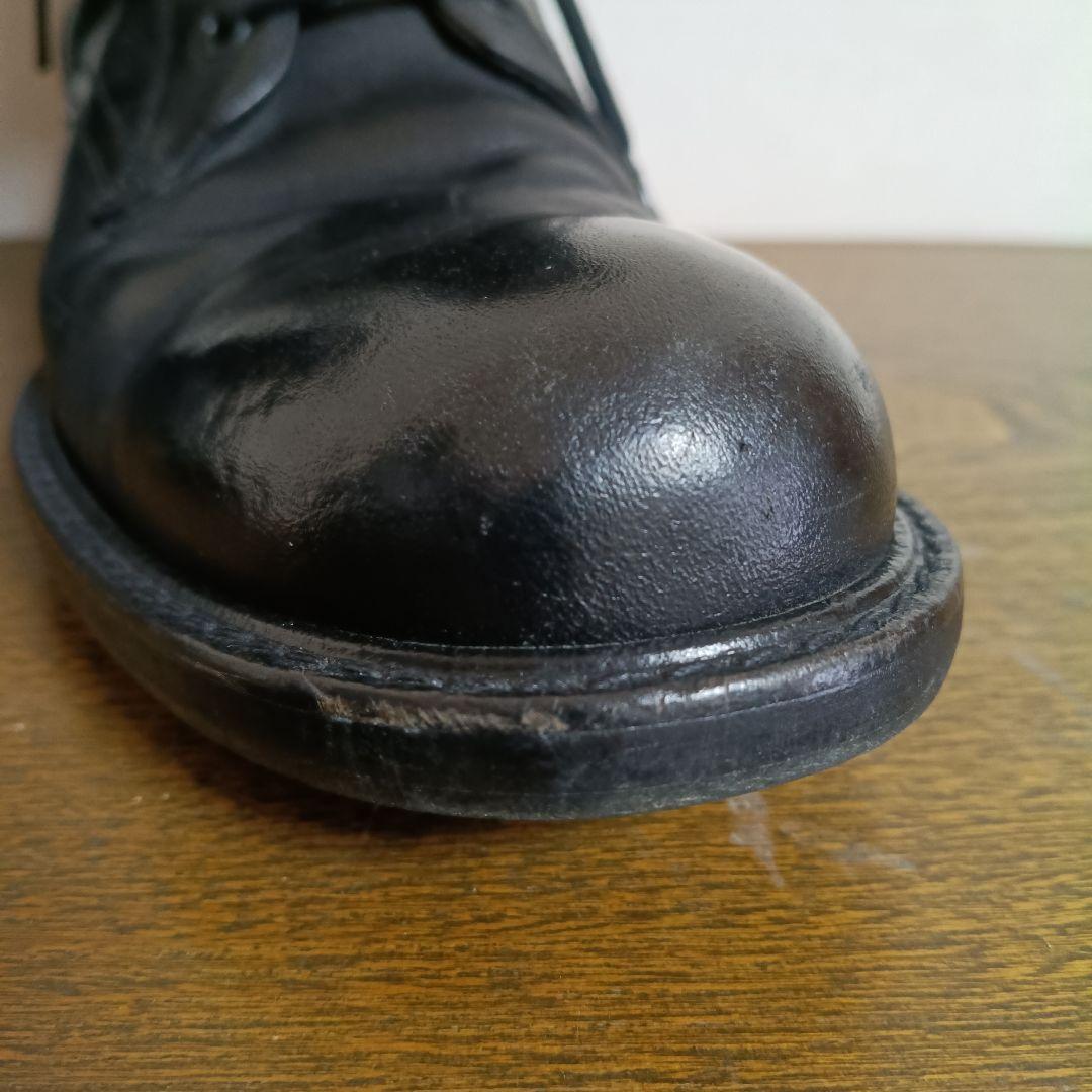 アルフレッドバニスター 41 レースアップ サイドジップ ブーツ 黒 レザー