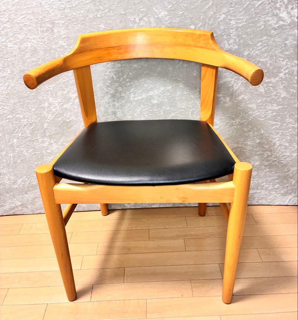 ハンス・J・ウェグナー PP58 アームチェアリプロダクト品 ナチュラル 2脚