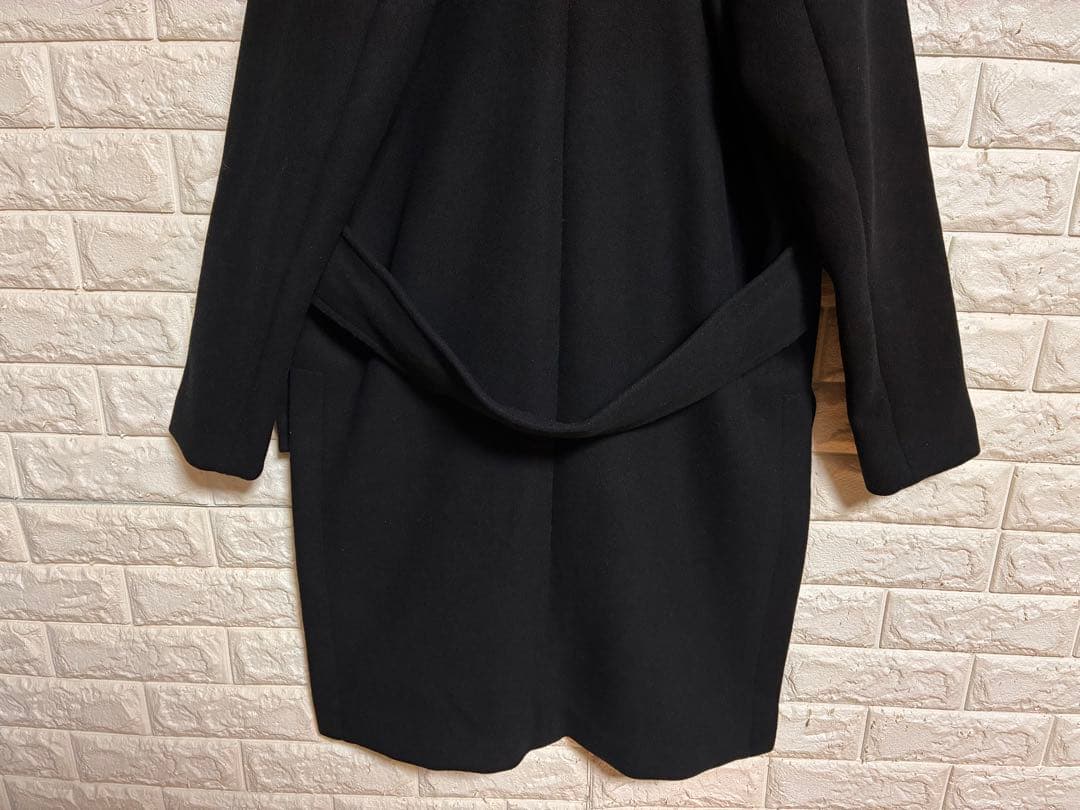 美品　[THE KEIJI] ウール　カシミヤ混　フィッシュテール　ウールコート