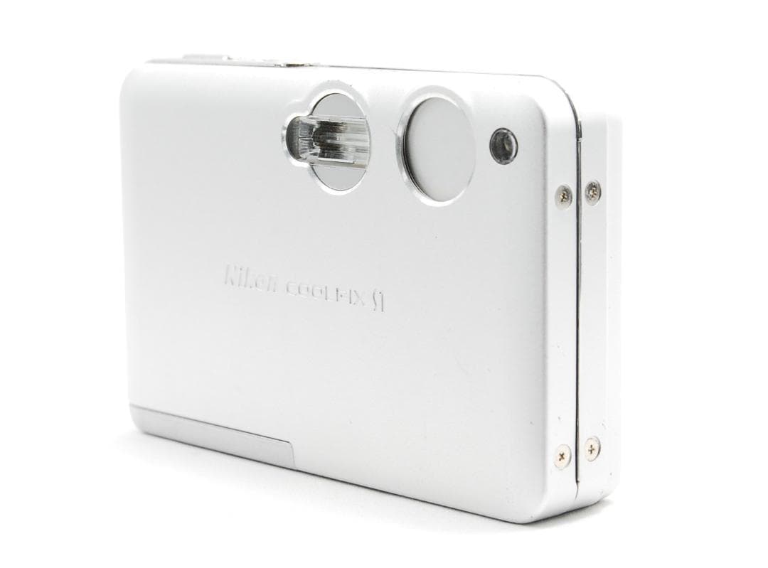 【美品/動作確認済】Nikon CoolPix S1シルバー バッテリー充電器付