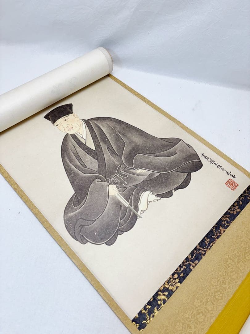 未使用 茶道具 今日庵淡交社 利休忌 三具足 天目茶碗天目台高杯 利休居士画像