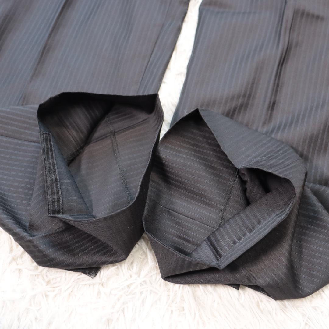 バーバリーロンドン✨セットアップスーツ　ＡＢ６　黒　ストライプ　Burberry