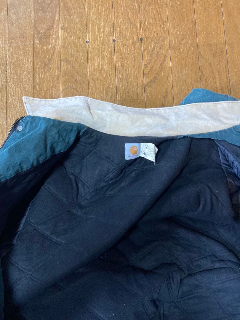 carharttサンドストーンランチコート2xl USA90sハードグリーンです