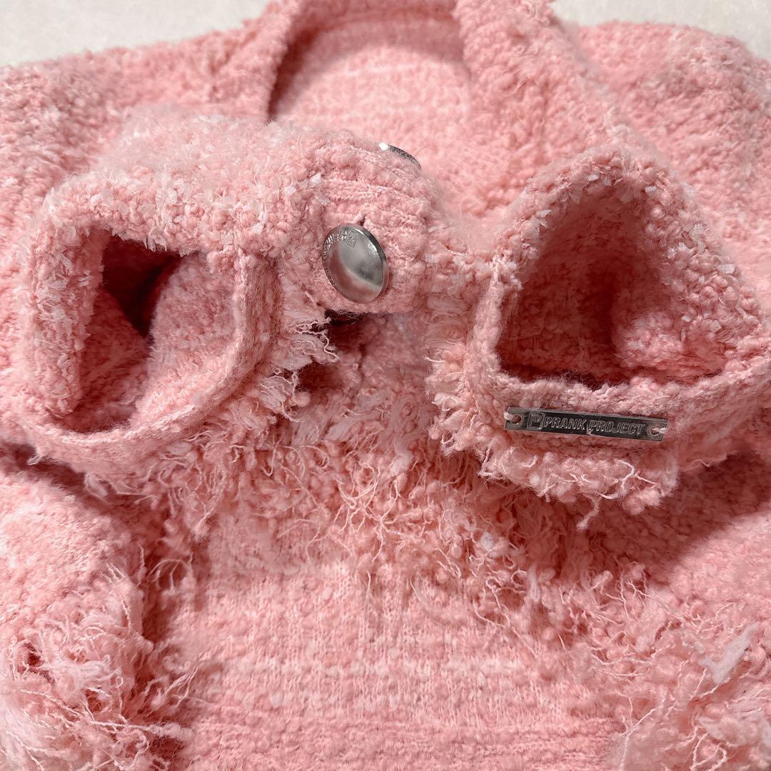 完売品 PRANK PROJECT Tweed Knit Cardigan