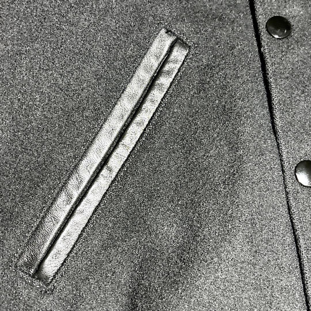 【美品】 LAD MUSICIAN スタジャン 切替 袖レザー 42 日本製