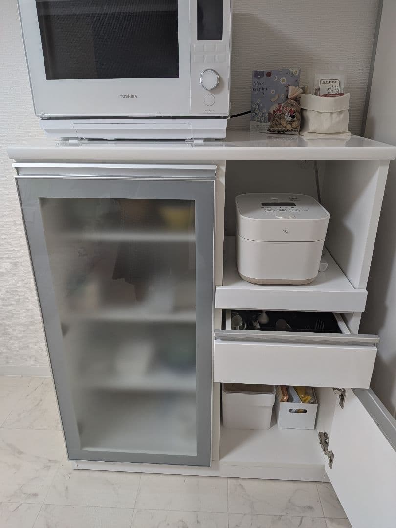 【emi】極美品 ニトリ 幅90×奥行50×高さ110 キッチンカウンター