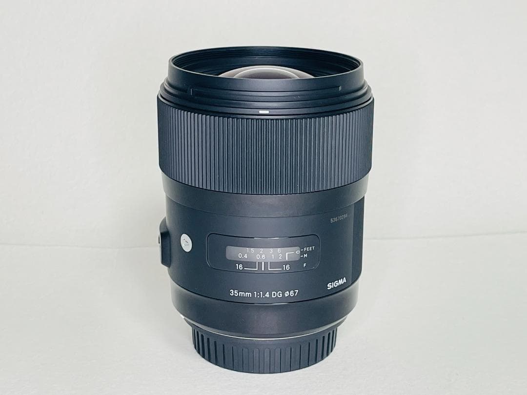 キャノン用 Sigma シグマ 35mm F1.4 DG HSM 単焦点レンズ