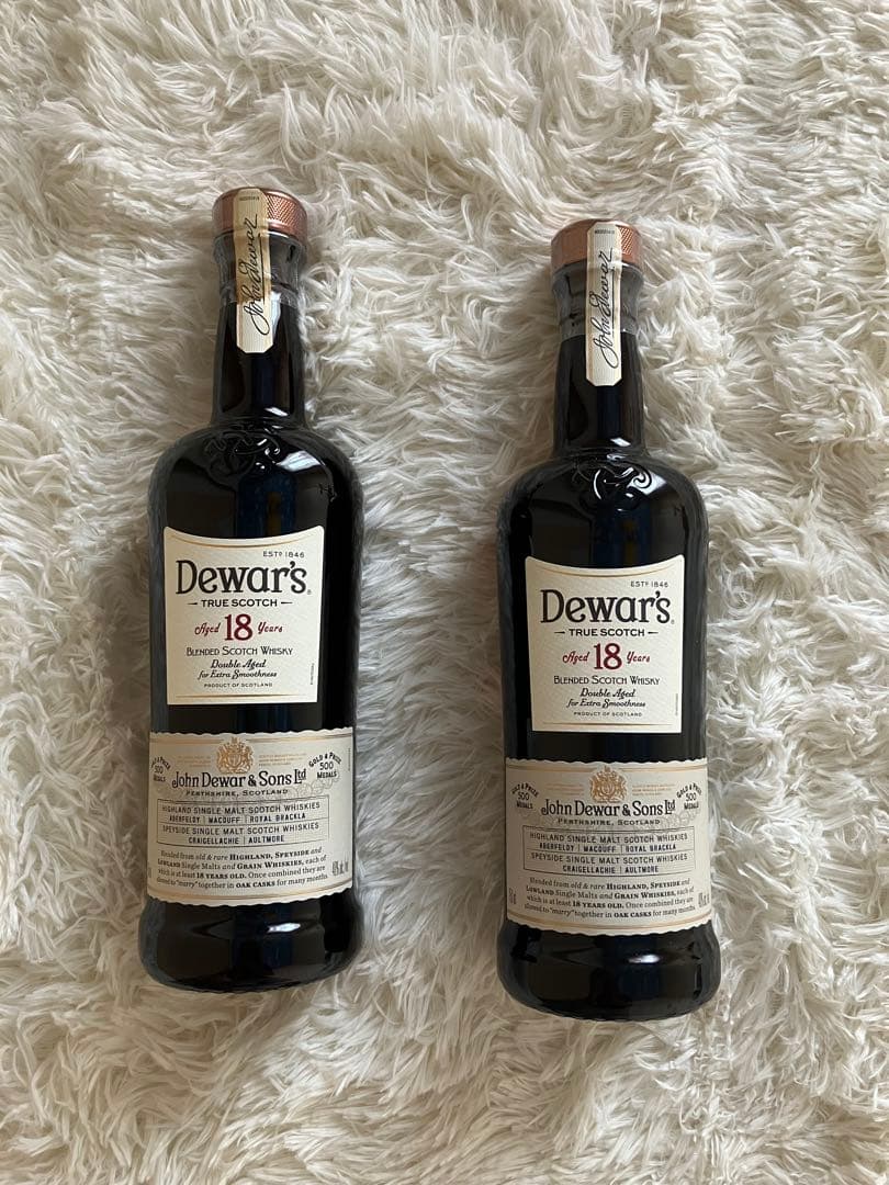 Dewar's 18年 ブレンデッドスコッチウイスキー ギフトボックス入り 2本